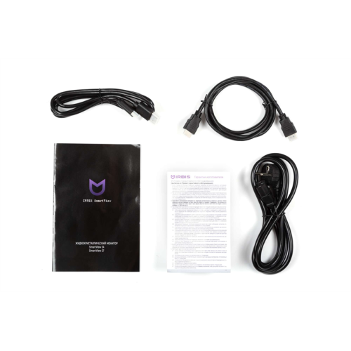 IRBIS SMARTVIEW 24 23.8'' LED Monitor 1920x1080, 16:9, IPS, 250 cd/m2, 1000:1, 3ms, 178°/178°, VGA, HDMI, DP, USB Audio output 75Hz Speak Tilt VESA  для mini ПК внутр. бп Black NEW  (China)