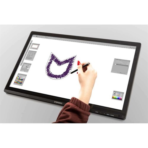 IRBIS SMARTVIEW 24 23.8'' LED Monitor Touch 1920x1080 16:9 IPS 250 cd/m2 1000:1 3ms 178°/178° VGA HDMI DP USB Audio output 75Hz Tilt Height Swivel Pivot Speakers, внутр.бп Black  (China)