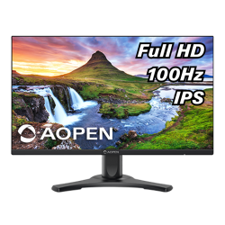 23,8'' AOPEN  24CL2YEbmirx  IPS, 1920x1080, 1 / 5ms, 250cd, 100Hz, 1xVGA+1xHDMI(1.4)+SPK+Audio In/Out, Speakers 2Wx2, H.Adj. 110  (by ACER)