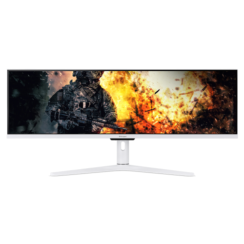 43,8'' AOPEN 43XV1CPwmiiphx 32:9, IPS, 3840x1080, 1ms, 350, 400cd, 120Hz, 2xHDMI(2.0, 1.4) + 1xDP(1.2) + Audio out, Speakers 2Wx2, White, H.Adj. 95 (by ACER)