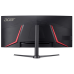 34'' ACER Nitro XZ342CUV3bmiiphx,ZeroFrame,Curved 1500R Black,21:9,VA,3440x1440,1ms,400cd,180Hz,2xHDMI(2.0)+1xDP(1.4)+SPK+Audio out,Speakers 2Wx2,sync: FreeSync Premium,hdr: HDR 400,H.Adj.100