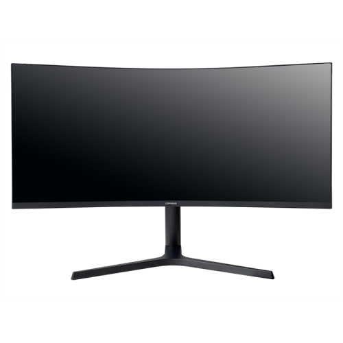 IRBIS NOBLEVIEW 34'' LED Monitor Curved 3440x1440, 21:9, VA, 400 cd/m2, 4000:1, 3ms, HDMI, DP USB-C(65W) USB-Ax2 USB-B PJack Audio output 165Hz Tilt Height Swivel внешн. бп VESA Black 3y  (China)