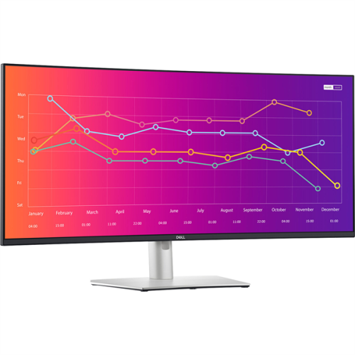 Dell 37.5''  U3821DW Curved  S/BK ( IPS; 21:9; 300 cd/m2; 1000:1; 3840x1600; 5ms; 178/178; 1,07 bln col; DP1.4, 2xHDMI2.0, 2xUSB-C, 4xUSB 3.2(Gen), 1xUSB 3.2 Type B; RJ45; HAS; Spk 2x9W)