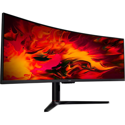 49'' ACER Nitro EI491CURSbmiipphx , 5K  32:9, VA, 5120x1440, 4ms, 350 / 400cd, 120Hz, 2xHDMI(2.0) + 2xDP(1.4) + Audio Out, 3Wx2, FreeSync Premium Pro, HDR 400, h.adj 95, Curved 1800R Black