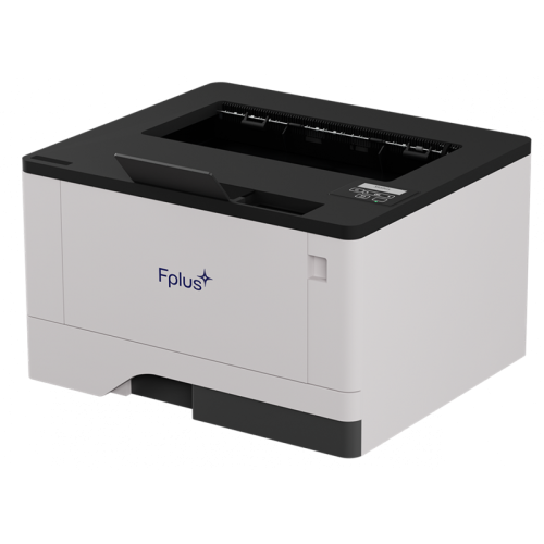 Принтер Fplus PB401dn (лаз.монохр.,A4,печ.40 стр./мин,дуплекс,600x600dpi,перв.стр.5,9с,2-строч.моно жк-дисплей,вх.емк.350л,вых.емк.150л.,Gigabit Ethernet,1ГГц,256Мб,стартовый картридж 3000 копий)