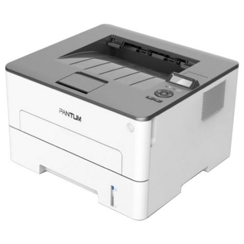 Pantum P3300DW, Printer, Mono laser, A4, 33 ppm (max 60000 p/mon), 350 MHz, 1200x1200 dpi, 256 MB RAM, PCL/PS, Duplex, paper tray 250 pages, USB, LAN, WiFi, start. cartridge 1500 pages (grey)