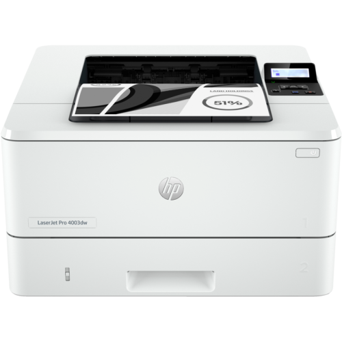 HP LaserJet Pro 4003dw (A4,1200dpi, 40ppm, 256 Mb, 2tray 100+250,Duplex, USB2.0/GigEth/WiFi, PS3, ePrint, AirPrint,  Cartridge 1500 pages in box, repl. W1A56A)