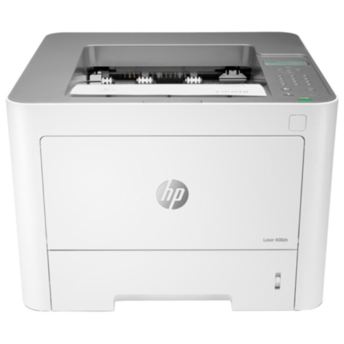 HP Laser 408dn Printer (A4, 1200dpi, 40ppm, 256Mb, 2 trays 50+250, duplex, USB/GigEth, PCL5, PCLXL, PS, cartridge 3000 pages & Imaging Drum 30K pages in box, repl. Samsung SL-M4020ND)