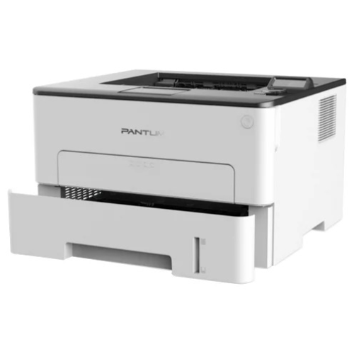 Pantum P3300DN, Printer, Mono laser, А4, 33 ppm (max 60000 p/mon), 350 MHz, 1200x1200 dpi, 256 MB RAM, PCL/PS, Duplex, paper tray 250 pages, USB, LAN, start. cartridge 6000 pages (grey)