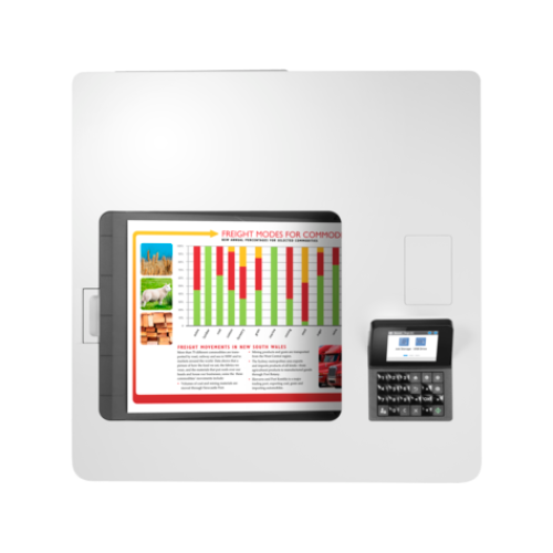 HP Color LaserJet Enterprise M554dn (A4, 1200dpi, ImageREt 3600, 33(33) ppm, 1 Gb, 2 trays 100+550, Duplex, USB/GigEth, cart.5,5KB&3,5KCMYp.inbox, repl. B5L23A)