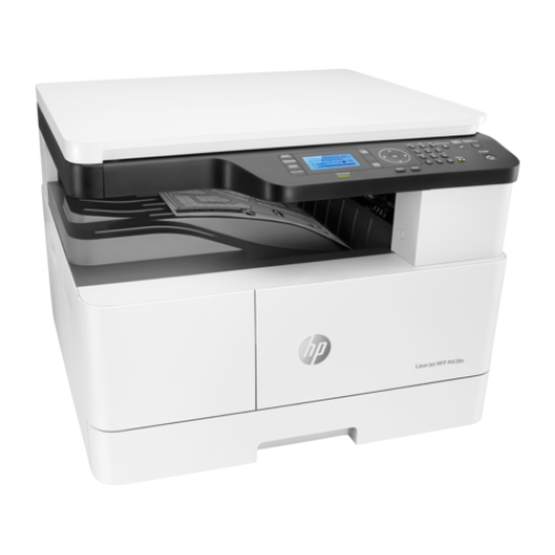 HP LaserJet MFP M438n (p/c/s, A3, 1200dpi, 22ppm, 256Mb, 2trays 100+250, USB/Eth, cart. 4000 pages &USB cable in box, repl. W7U01A)