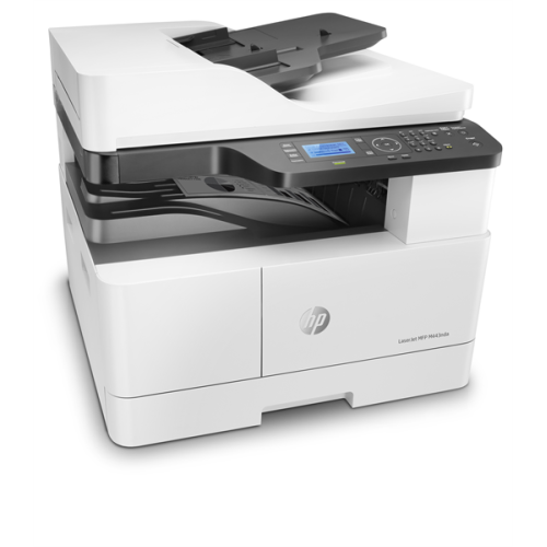 HP LaserJet MFP M443nda (p/c/s, A3, 1200dpi, 25ppm, 512Mb, 2trays 100+250, ADF 100, duplex, Scan to email/SMB/FTP, PIN printing, USB/Eth, cart. 4000 pages & USB cable in box, repl. W7U02A)