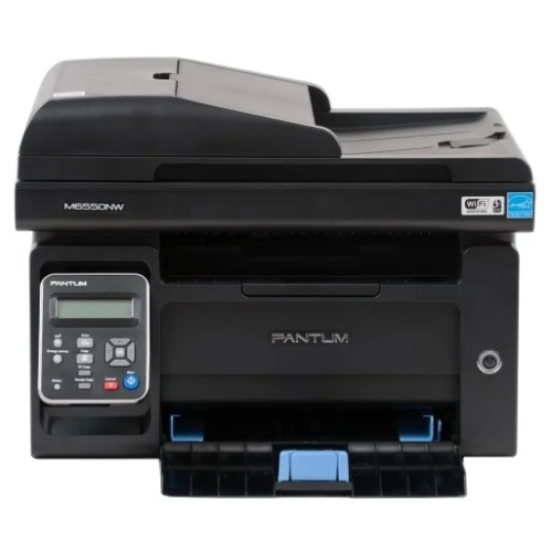 Pantum M6550NW, P/C/S, Mono laser, А4, 22 ppm (max 20000 p/mon), 600 MHz, 1200x1200 dpi, 128 MB RAM, ADF35, paper tray 150 pages, USB, LAN, WiFi, start. cartridge 1600 pages (black)