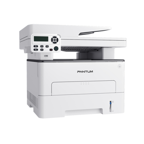Pantum M7100DN, P/C/S, Mono laser, A4, 33 ppm (max 60000 p/mon), 525 MHz, 1200x1200 dpi, 256 MB RAM, PCL/PS, Duplex, ADF50, paper tray 250 pages, USB, LAN, start. cartridge 6000 pages