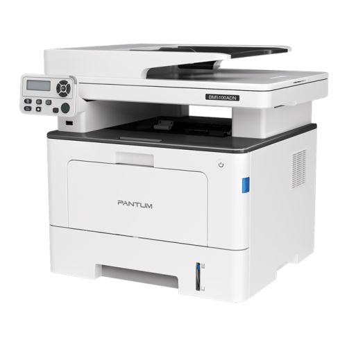 Pantum BM5100ADN, P/C/S, Mono laser, A4, 40 ppm (max 100000 p/mon), 1.2 GHz, 1200x1200 dpi, 512 MB RAM, Duplex, DADF50, paper tray 250 pages, USB, LAN, start. cartridge 3000 pages