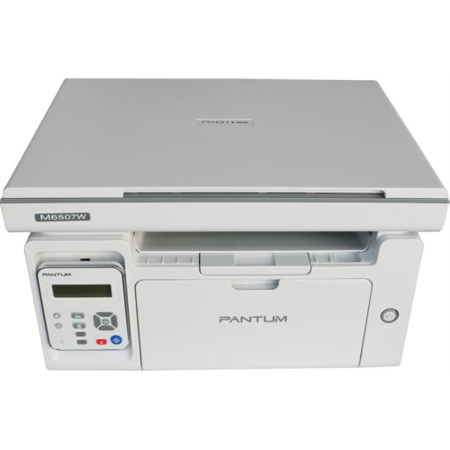 Pantum M6507W, P/C/S, Mono laser, А4, 22 ppm (max 20000 p/mon), 600 MHz, 1200x1200 dpi, 128 MB RAM, paper tray 150 pages, USB, WiFi, start. cartridge 1600 pages (grey)