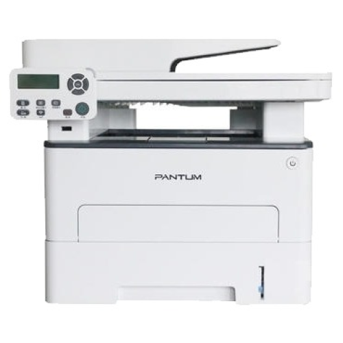 Pantum M7100DW, P/C/S, Mono laser, А4, 33 ppm (max 60000 p/mon), 525 MHz, 1200x1200 dpi, 256 MB RAM, PCL/PS, Duplex, ADF50, paper tray 250 pages, USB, LAN, WiFi, start. cartridge 1500 pages