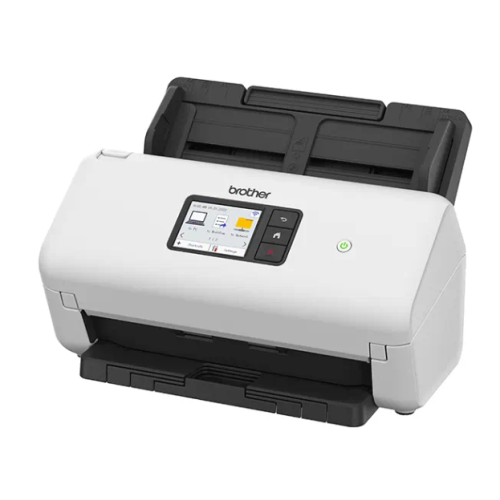 Brother Документ-сканер ADS-4500W, A4, 35 стр/мин, цветной, 1200 dpi, Duplex, ADF60, Wi-Fi, USB 3.0, LAN, Touch Screen 7,1 см, USB Host, Ex.ADS-2700W