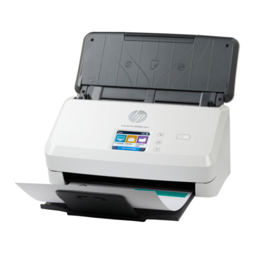 HP ScanJet Pro N4000 snw1 (CIS, A4, 600 dpi, Ethernet 10/100Base-TX, USB 3.0, Wi-Fi, ADF 50 sheets, Duplex, 40 ppm/80 ipm, 1y warr)