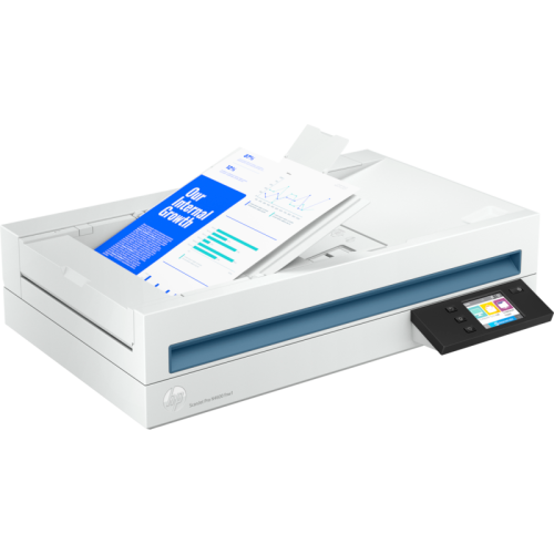 HP ScanJet Pro N4600 fnw1 Network Scanner (CIS, A4, 600x1200 dpi, 24bit, ADF 100 sheets, Duplex, 40 ppm/80 ipm, USB 3.0, Ethernet 10/100/1000 Base-T, Wi-Fi Direct, repl. SJ 4500 (L2749A))