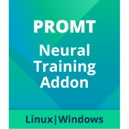 Модуль для PROMT Neural Translation Server Intranet Edition Enterprise, 1 яз.м на выбор, Win), одна лиц.*, 12 м.Max пол-ей 1000. Конкурентных л. От 21