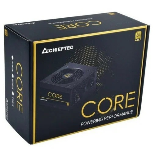 Chieftec Core BBS-500S Bulk (ATX 2.3, 500W, 80 PLUS GOLD, Active PFC, 120mm fan) OEM