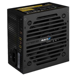 Aerocool 550W Retail VX PLUS 550 ATX v2.3 Haswell, fan 12cm, 500mm cable, power cord, 20+4P, 4+4P, PCIe 6+2P x1, PATA x 3, SATA x3, FDD