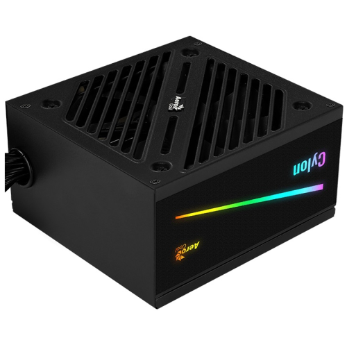 Aerocool 700W Retail Cylon 700W, ATX v2.4, сертификат 80+, 13 режимов RGB-подсветки, 20+4P x1, 4+4P x1, PCIe 6+2P x4, PATA x3, SATA x5