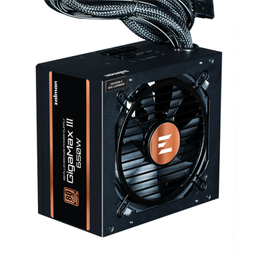 Zalman ZM850-GV3, 850W, ATX12V v3.0, Gen 5.0, APFC, 12cm Fan, 80+ Bronze, Retail