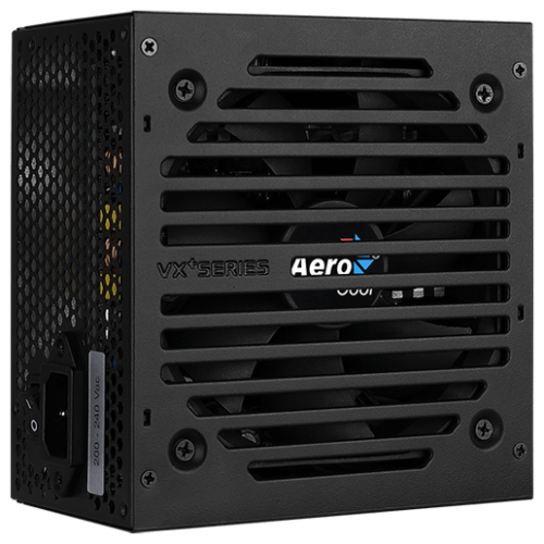 Aerocool 650W Retail VX PLUS 650 ATX v2.3 Haswell, fan 12cm, 500mm cable, power cord, 20+4P, 4+4P, PCIe 6+2P x2, PATA x3, SATA x4, FDD