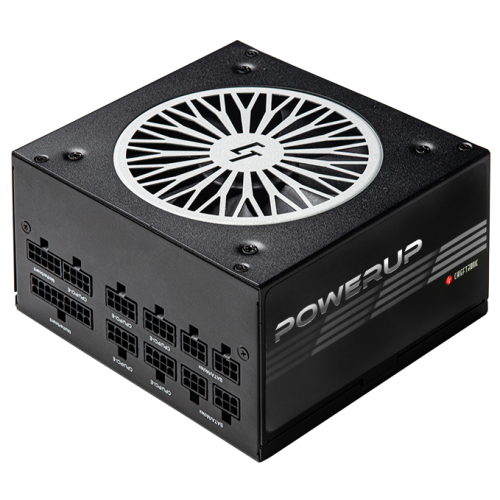 Chieftec CHIEFTRONIC PowerUp GPX-850FC (ATX 2.3, 850W, 80 PLUS GOLD, Active PFC, 120mm fan, Full Cable Management, LLC design) Retail