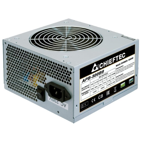 Chieftec Value APB-500B8 (ATX 2.3, 500W, Active PFC, 120mm fan) OEM