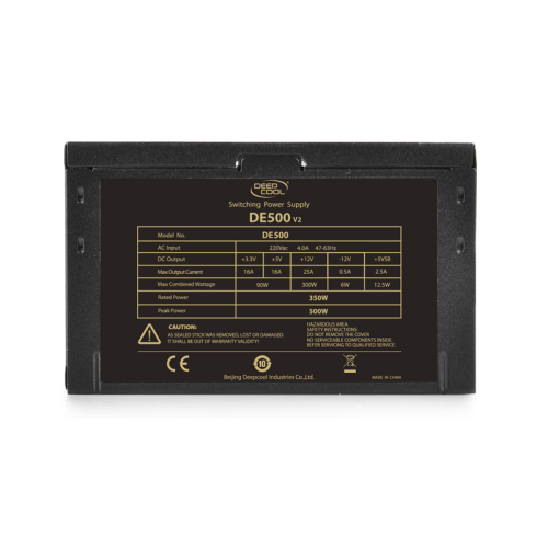 Deepcool Explorer DE500 (ATX 2.31, 500W, PWM 120-mm fan, Black case) RET