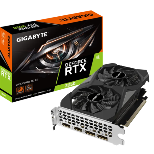 GIGABYTE RTX3050 WINDFORCE OC 6GB//RTX3050, HDMI*2, DP*2, 6G,D6