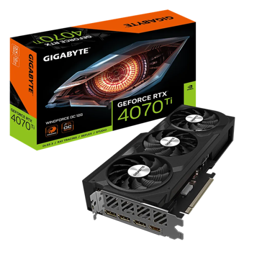 GIGABYTE RTX4070Ti WINDFORCE OC 12GB//RTX4070Ti, HDMI, DP*3, 12G,D6X