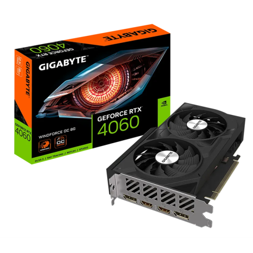 GIGABYTE RTX4060 WINDFORCE OC 8GB //RTX4060, HDMI*2, DP*2, 8G,D6