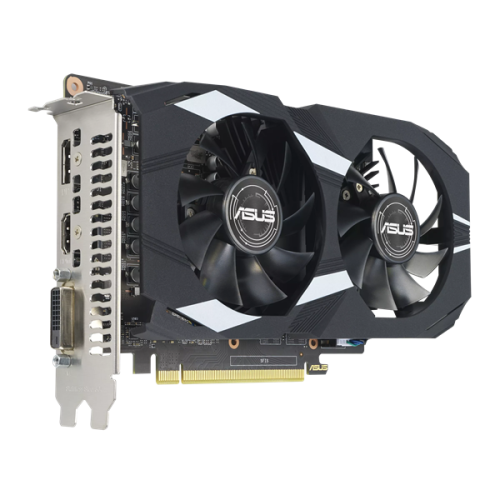 ASUS DUAL-GTX1650-O4GD6-P-EVO//GTX1650 DVI HDMI DP 4G D6; 90YV0EZD-M0NA00