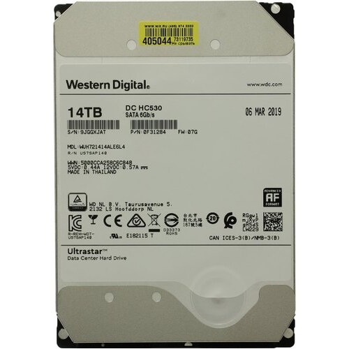 Western Digital Ultrastar DC HC530 HDD 3.5