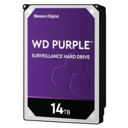 Western Digital HDD SATA-III 14Tb Purple WD140PURZ, 7200 rpm, 512MB buffer с поддержкой аналитики данных (AI), 1 year