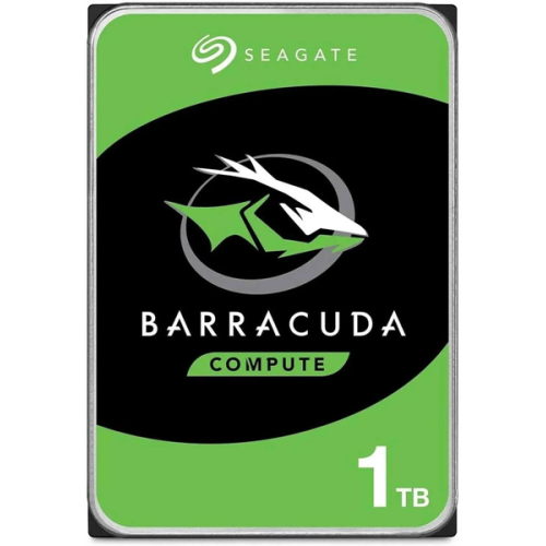 Seagate Barracuda HDD SATA 1Tb, 7200 rpm, 256Mb buffer, 512e/4kn, SMR, ST1000DM014, 1 year, (аналог ST1000DM010)