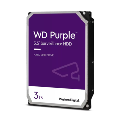 Western Digital HDD SATA-III  3Tb Purple WD33PURZ, 5400 RPM, 256MB buffer (DV&NVR), 1 year (аналог WD30PURZ)