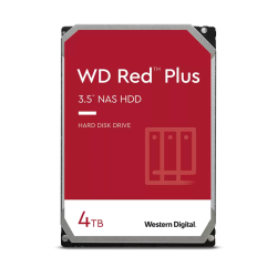 Western Digital HDD SATA-III 4Tb Red Plus for NAS WD40EFPX, 5400RPM, 256MB buffer, 1 year