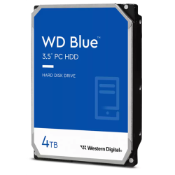 Western Digital HDD SATA-III  4Tb Blue WD40EZAX, 5400rpm, 256MB  buffer, 1 year
