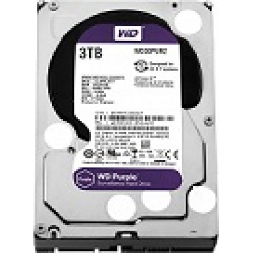Western Digital HDD SATA-III  3000Gb Purple WD30PURZ, IntelliPower, 64MB buffer (DV&NVR), 1 year