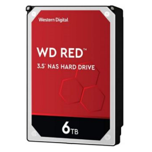 Western Digital HDD SATA-III  6Tb Red for NAS WD60EFAX, 5400RPM, 256MB buffer, 1 year