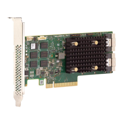 Broadcom/LSI 9560-16I SGL (05-50077-00) (PCIe 4.0 x8 LP) Tri-Mode SAS/SATA/NVMe 12G, RAID 0,1,5,6,10,50,60, 16port(2*int SFF8654), 8GB Cache, 3916ROC, RTL, 1 year