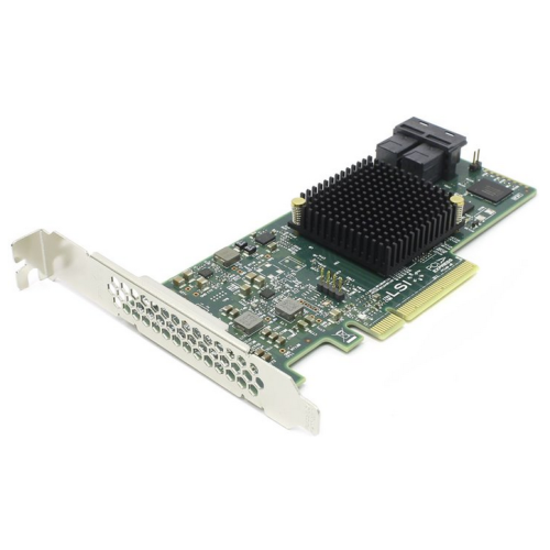 Broadcom/LSI 9300-8i (H5-25573-00) (PCI-E 3.0 x8, LP, internal) SGL SAS12G, 8port (2*intSFF8643), 1 year