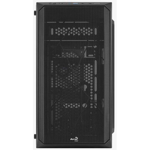 Aerocool Cs-107-A-BK-v1 (mATX, без БП, Window, USB3.0 x1, USB2.0 x1, 12cm black fan x1)