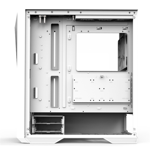 ZALMAN Z9 Iceberg MS, EATX, WHITE, WINDOW, 4x3.5