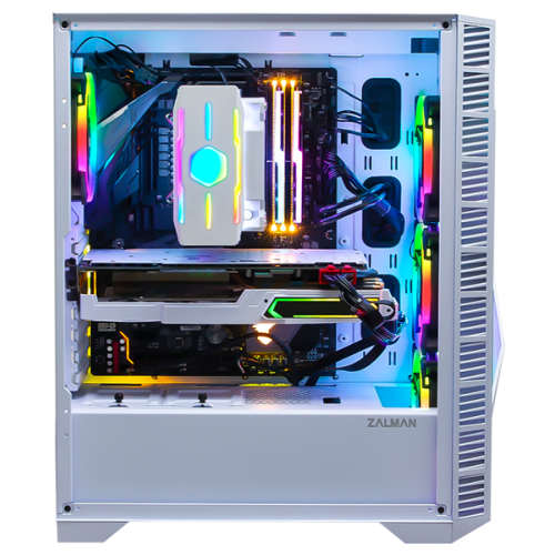 ZALMAN Z3 ICEBERG, ATX, WHITE, WINDOW, 5x3.5